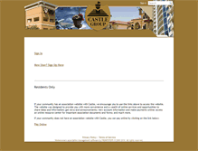 Tablet Screenshot of castlemanagement.net