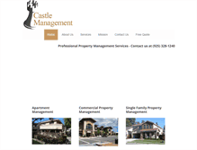 Tablet Screenshot of castlemanagement.com